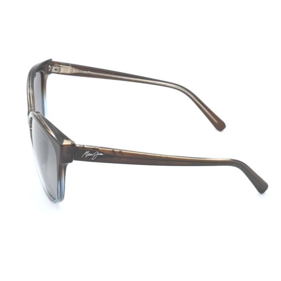 Maui Jim Olu Olu Mj 537-01F Translucent Dark Chocolate/Neutral Grey Pola…